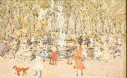 Maurice Prendergast In Central Park New York ( Spain oil painting artist